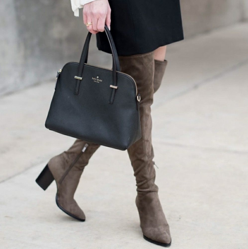Marc Fisher Taupe Over the Knee Boots 7.5 NEW Tan
